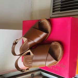 Kate Spade leather sandals, size 8